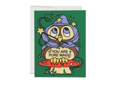 Owl Wizard|Red Cap Cards