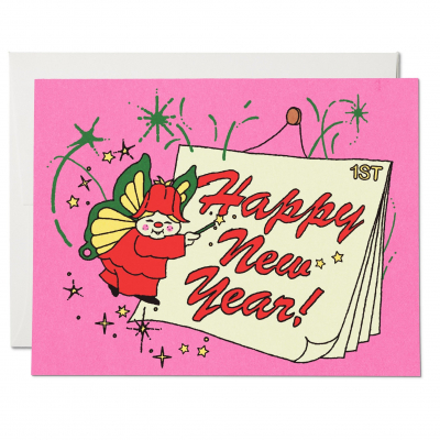 BOX New Year Fairy Holiday|Red Cap Cards