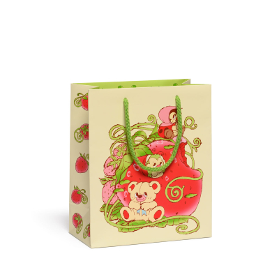 Strawberry Critters Medium Bag|Red Cap Cards