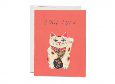 Good Luck Kitty|Red Cap Cards