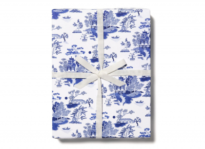 Blue Chinoiserie wrap|Red Cap Cards