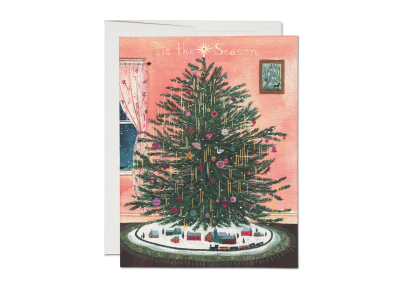 Tinsel Tree FOIL Holiday boxed set|Red Cap Cards