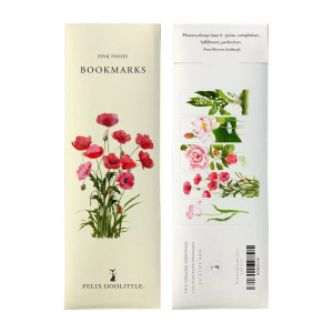 Pink Posies Bookmarks |Felix Doolittle