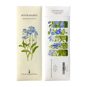 Blossoms in Blue Bookmarks|Felix Doolittle