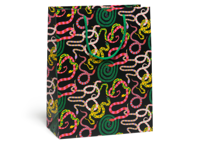 Vibrant Snakes bag|Red Cap Cards