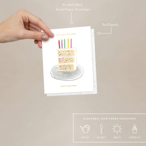 Birthday Slice Birthday Card|Seedlings