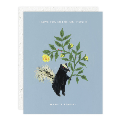 Stinker Birthday Card|Seedlings