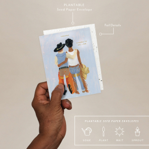 Howdy Partner Wedding + Engagement Card|Seedlings