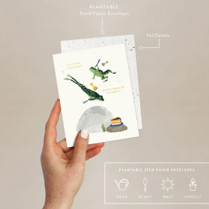Party Frogs Birthday Card|Seedlings
