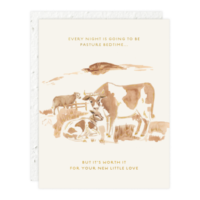 Pasture Bedtime Baby Card|Seedlings