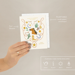 Yee Haw Birthday Card|Seedlings