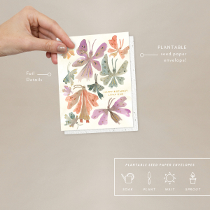 Butterflies Birthday Card|Seedlings
