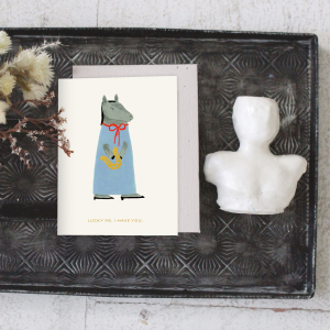 Lucky Horse Love + Friendship Card|Seedlings