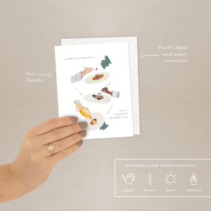 Dinner Date Anniversary Card|Seedlings