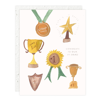 Youre No 1 Graduation Card|Seedlings