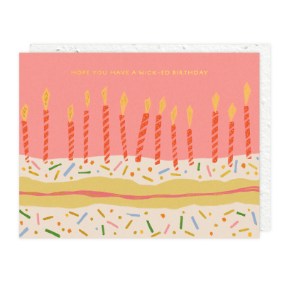 Candle Wishes Birthday Card|Seedlings