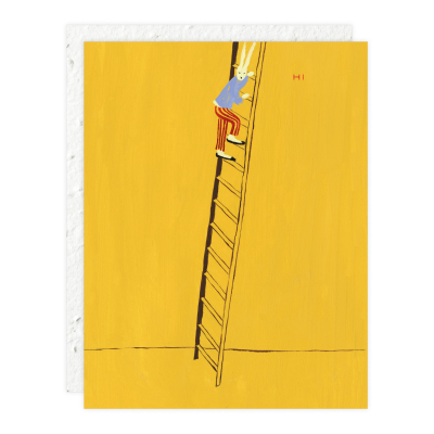 At The Top Just To Say Hi Card|Seedlings