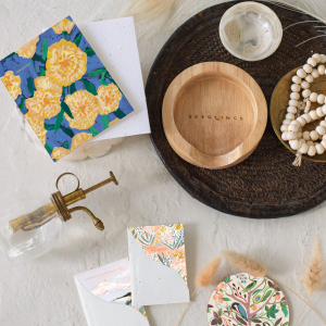 Bursts Of Marigolds Thank You Card|Seedlings