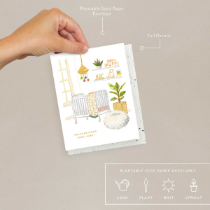 Nursery Baby Card|Seedlings