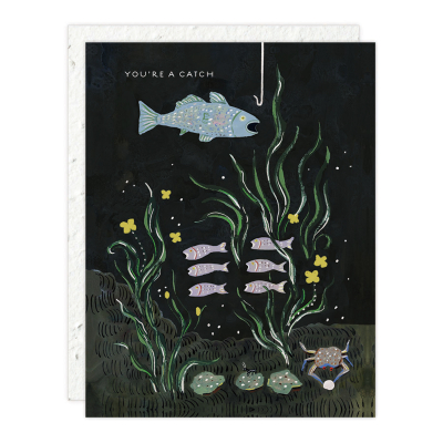 Fish Love + Friendship Card|Seedlings