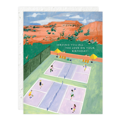 Pickleball Birthday Card|Seedlings