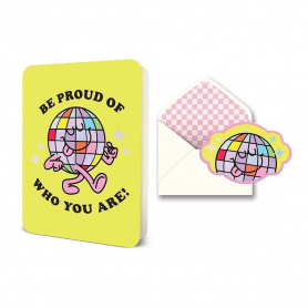 Be Proud Deluxe Greeting Card|Studio Oh