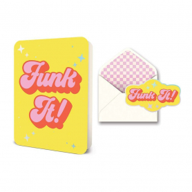 Funk It! Deluxe Greeting Card|Studio Oh