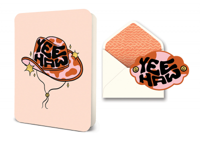 Yee Haw Deluxe Greeting Card|Studio Oh