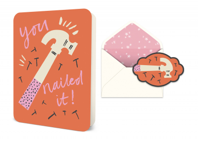 You Nailed It Deluxe Greeting Card|Studio Oh