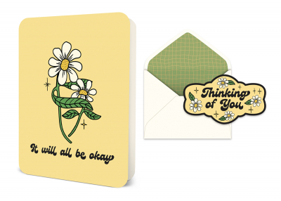 It Will All Be Okay Deluxe Greeting Card|Studio Oh