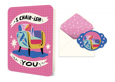 I Chair-ish You Deluxe Greeting Card|Studio Oh