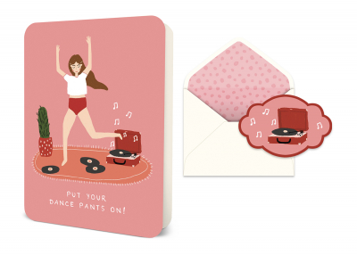 Put Your Dance Pants On Deluxe Greeting Card|Studio Oh