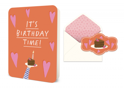 It's Birthday Time! Deluxe Greeting Card|Studio Oh