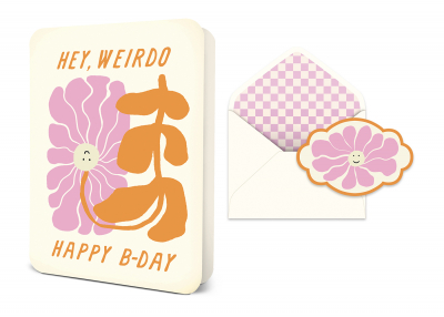 Hey, Weirdo Birthday Deluxe Greeting Card|Studio Oh