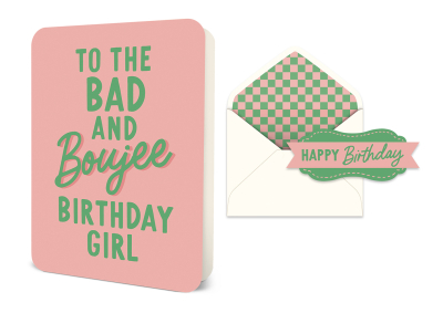Bad & Boujee Birthday Deluxe Greeting Card|Studio Oh!