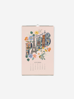 2024 Greetings Fr Around the World Wall Calendar|Rifle Paper
