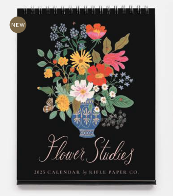 2025 Flower Studies Desk Calendar|Rifle Paper