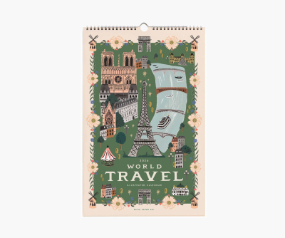 2026 World Travel Wall Calendar|Rifle Paper