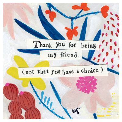 Being My Friend|Curly Girl Design