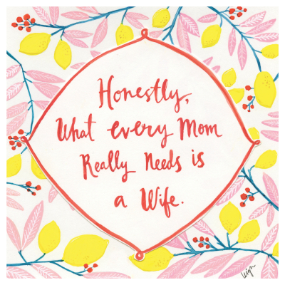 Need A Wife|Curly Girl Design