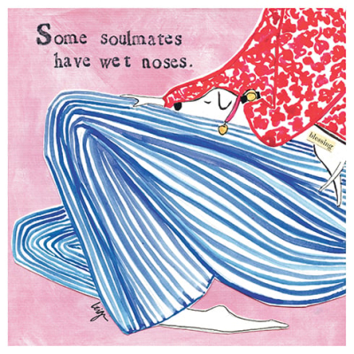 Soulmates Wet Noses|Curly Girl Design