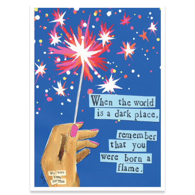 Born A Flame|Curly Girl Design