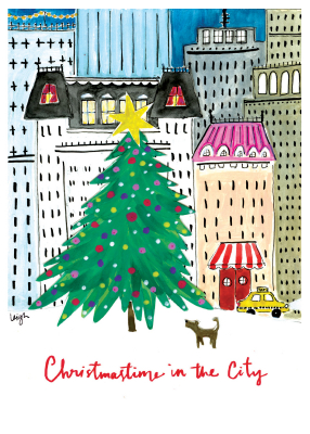 Christmas Time In The City|Curly Girl Design