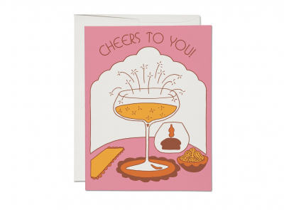 Candlelit Cheers|Red Cap Cards