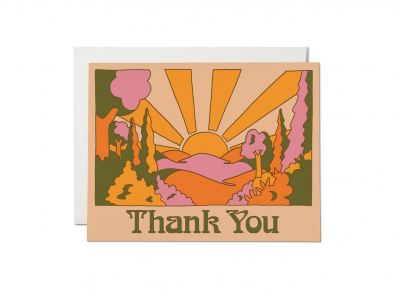 Sunrise Thank You boxed set|Red Cap Cards