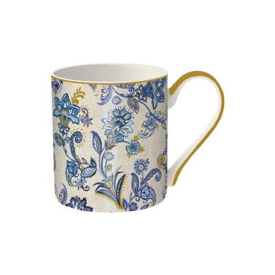 CHINA MUG Paisley Blue