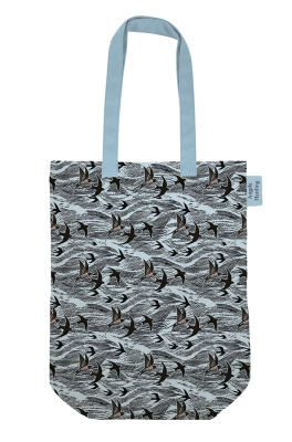 TOTE BAG Swallows And Sea