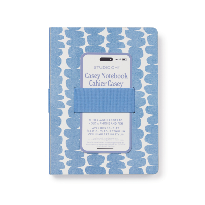 Coastal Cairns Casey Notebook with Phone Loop|Studio Oh