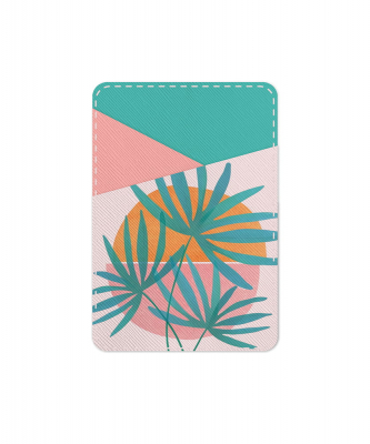 Island Sunset Stick-On Cell Phone Wallet|Studio Oh