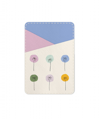 Dotted Palms Stick-On Cell Phone Wallet|Studio Oh